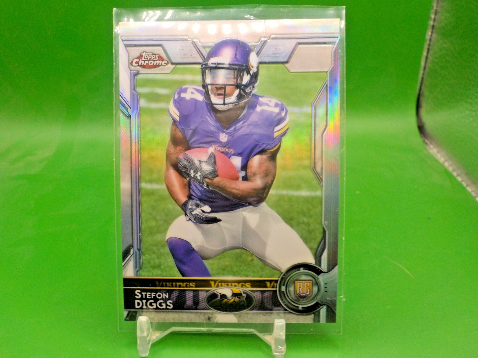 2015 Topps Chrome STEFON DIGGS Rookie RC Refractor #148