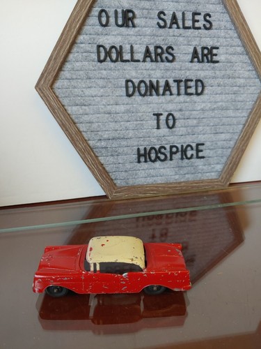 Vintage 1955 Tootsie Toy Oldsmobile 98 Holiday 4.25" Red - Picture 2 of 8