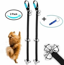 Dog Door Bell 2 DoorBells For Pet Cat Potty Training Large Jingle Bells Whistle