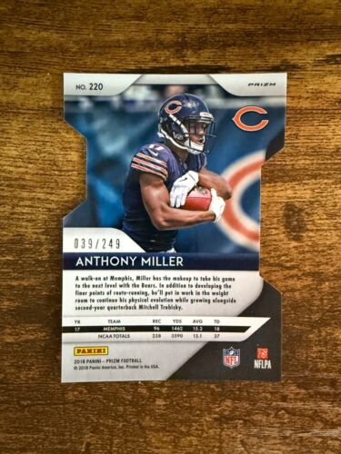 Anthony Miller 2018 Panini Prizm Rookie Orange/249 #220 radiocontrol - Imagen 2 de 2