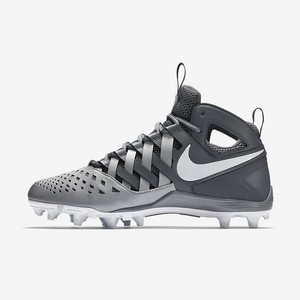 Nike Huarache V LAX Lacrosse Football Cleats - Cool Grey Silver White 807142-010 | eBay