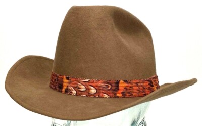 Vtg Distinctive Rockmount Ranch Wear Cowboy Hat 2100 w Hat  display picture 1