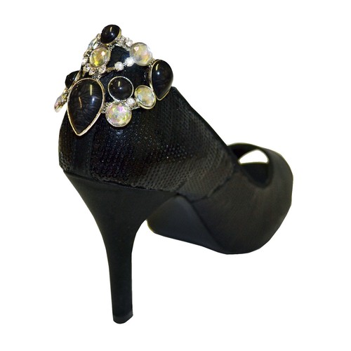 Zapatos de tacón alto con clip para joyería - Imagen 24 de 30