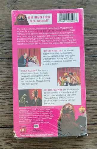 THE MUPPET SHOW VHS Video Time Life Videos By Jim Henson - Lot of 3 - NEW - Picture 8 of 21