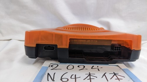 Nintendo 64 N64 Console daiei hawks Orange excellent Condition 9-5-2 - 第 5/17 張圖片