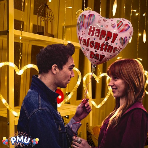PMU Valentine’s Day 18 Inches Mylar-Foil Balloons - 第 59/349 張圖片
