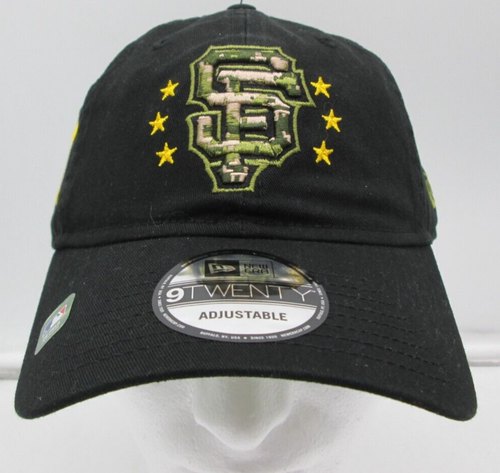Gorra ajustable New Era 9TWENTY Día de las Fuerzas Armadas de los Gigantes de San Francisco para mujer - Imagen 1 de 7