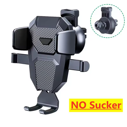 TOPK Gravity Car Phone Holder 360° – Universal Mount for iPhone, Samsung, Xiaomi - Photo 10 sur 10