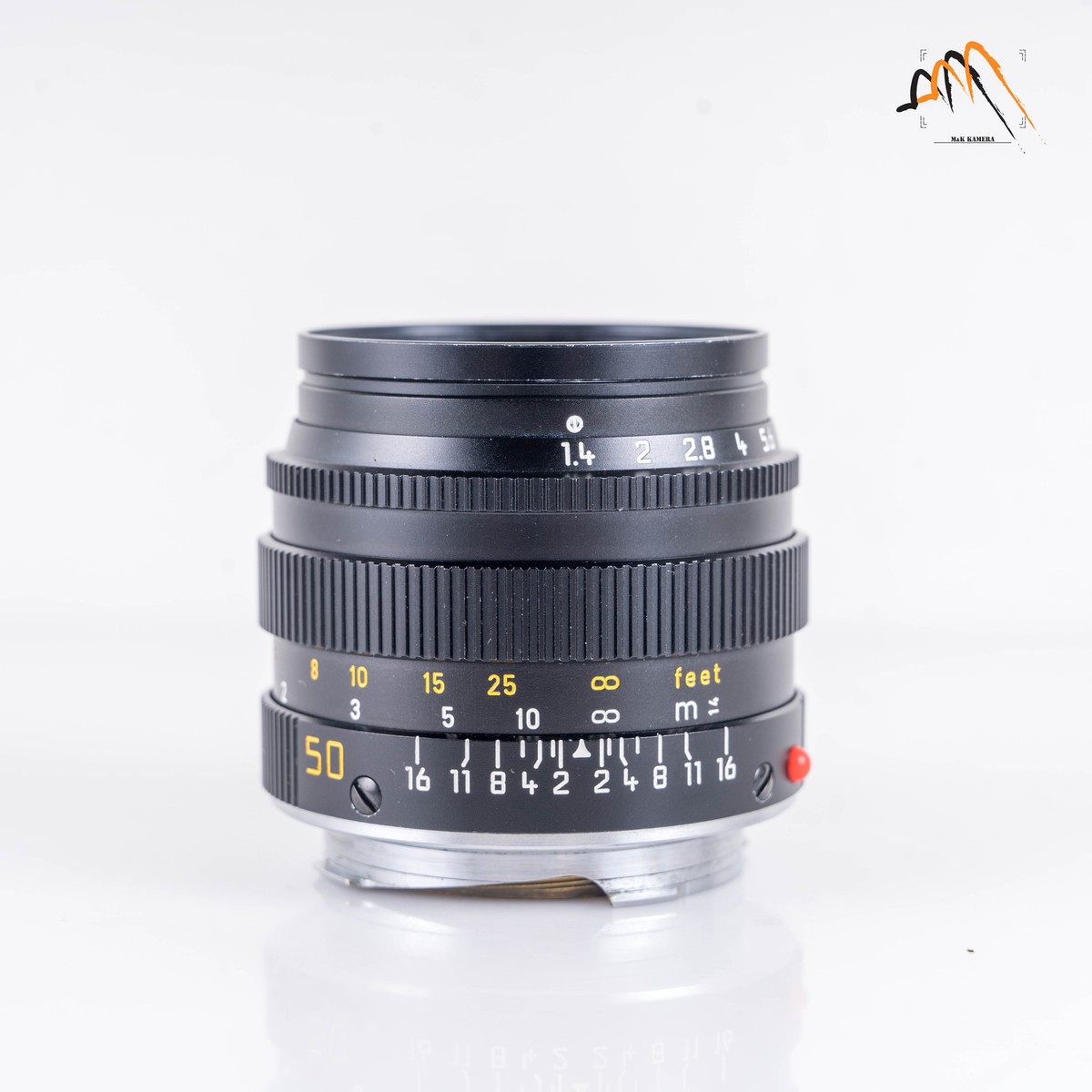 Leica Summilux M 50mm/F1.4 E43 Ver.II V2 Black Lens Yr.1989