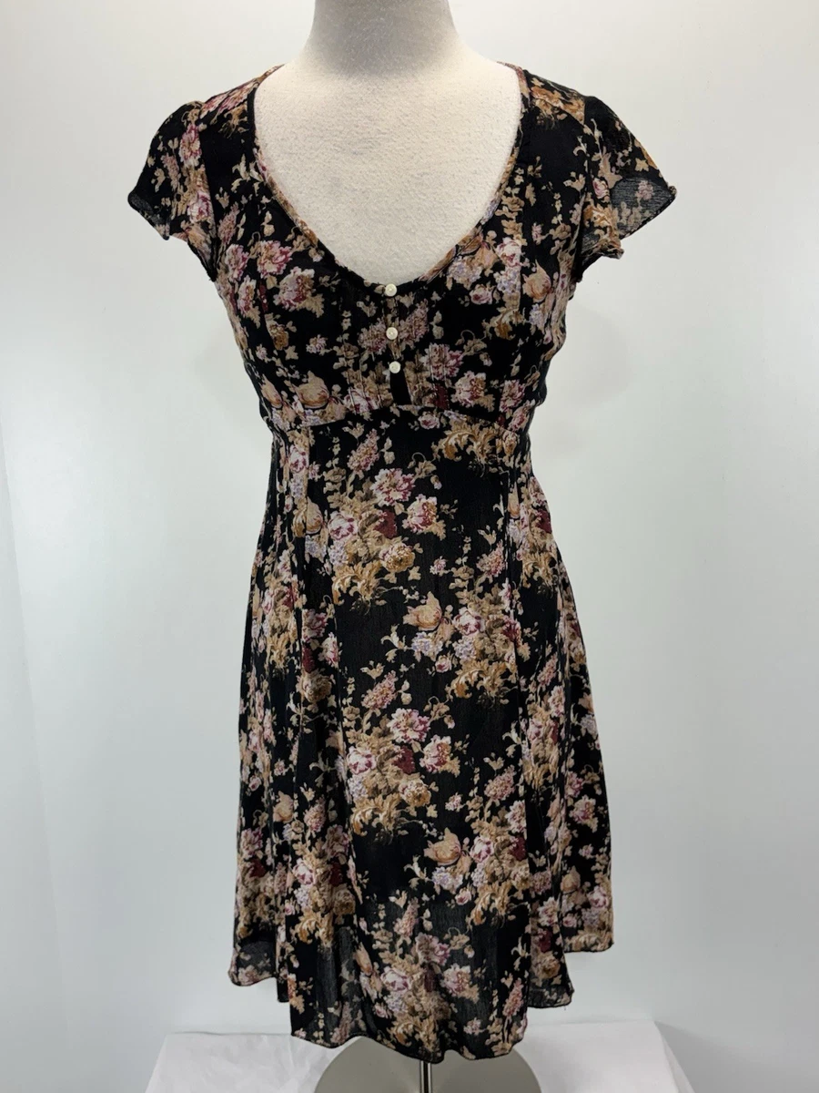 white christmas dresses Denim & Supply Ralph Lauren Floral Printed Mini Dress – White Chocolate  Couture main image 0