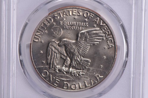 MS65 1974-D Eisenhower Dollar Ike PCGS Blue Lbl *0079 - Picture 4 of 5
