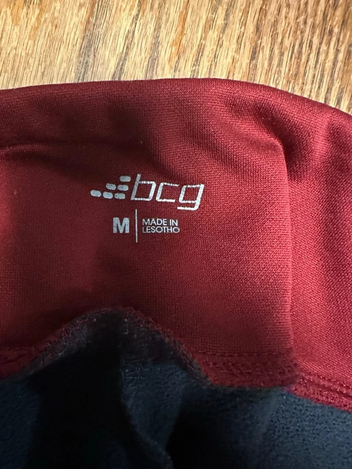 Women's BCG Black Red Track Pants & Joggers Size Medium - Image 3 of 3