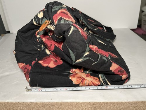 Ralph Lauren Floral Fabric Top Handle Small Duffle Tote Bag Flower Vintage 90’s - Picture 11 of 11