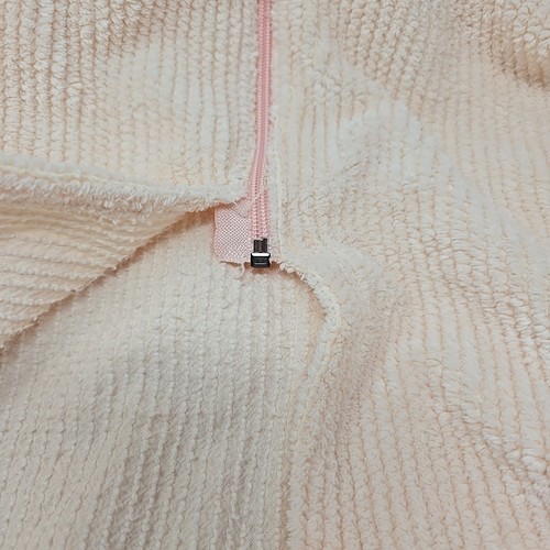 Stan Herman Pink Zip Chenille Long Robe Womens 1XL? Sleep Long Sleeve - Picture 8 of 12