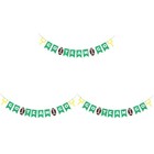 3 stücke 3 meter go teste go fußball party banner ruggerät bunting girlande 12