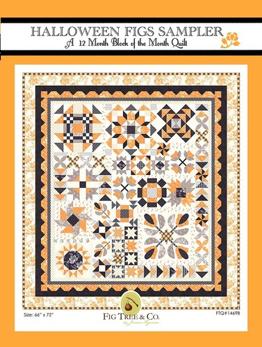 Halloween Figs Block Of The Month pattern, None - Picture 1 of 2