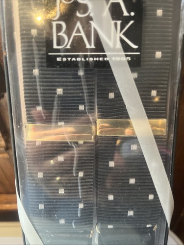 Jos A Bank Hosenträger Neu im Karton One Size Schwarz Lederverschluss - Bild 2 von 6