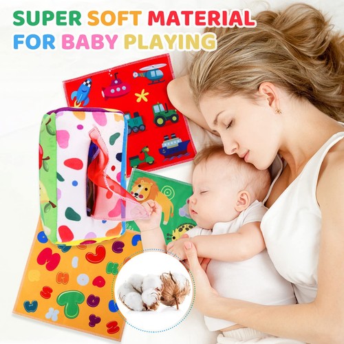 Baby Toys 6 to 12 Months - Tissue Box Toy Montessori for Babies 6-12 Months, ... - Picture 6 of 7
