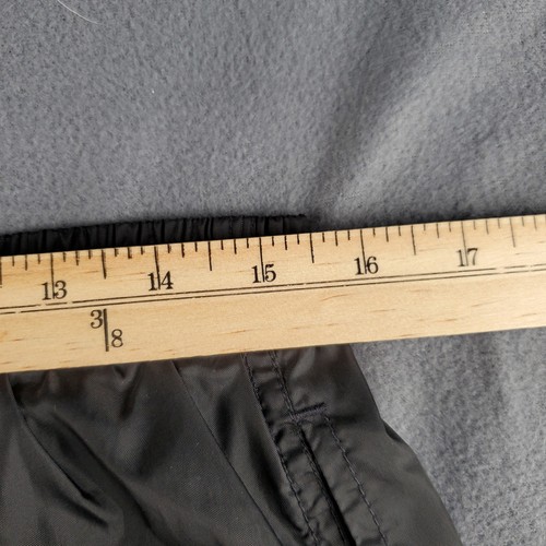 Vintage Nike Black Track Pants Athletic Warm Up Zippered Leg Boys Large 12-14 - Picture 9 of 9
