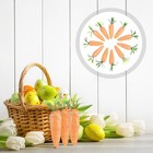 24 Pcs Artificial Fabric Carrot Carrots Party Decorations Figurine