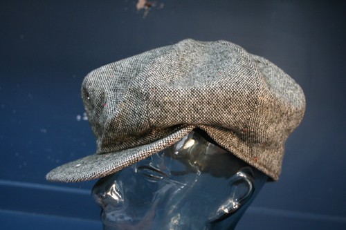 Vtg Dunn Co green wool baker boy flat cap hat size 60 7 3/8 L peaky revival - Picture 4 of 16