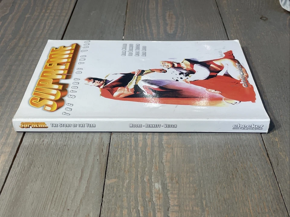 Supreme The Story Of The Year Graphic Novel Alan Moore, Bennett, Ross-SEE PHOTOS - Image 3 of 4