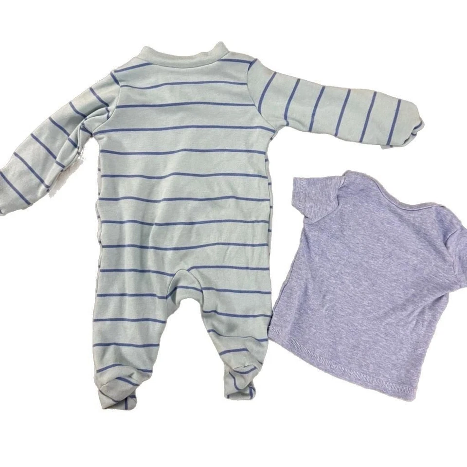 Camiseta y dormir "Little Brother" para bebé recién nacido Foto 2 de 4