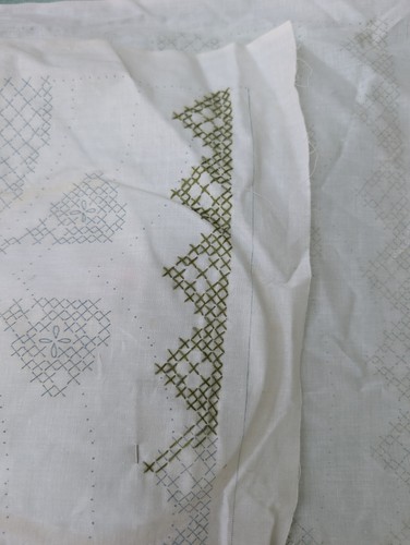 Trapuntino Paragon Needlecraft vintage punto croce Whig Rose parzialmente fatto LEGGI - Foto 9 di 24