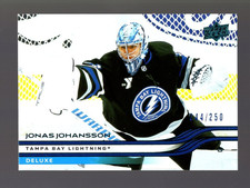 2025-26 UPPER DECK SERIES 2 DELUXE #409 JONAS JOHANSSON 244/250 LIGHTNING