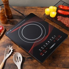 2000W Electric Induction Hob Portable Digital Touch Single Cooker Hot Plate UK
