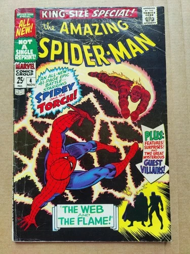 Amazing Spider-Man Annual #4 1967 Marvel Silver Age VG 3rd Mysterio