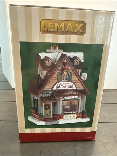 Lemax Cardinal Cafe #05628 With Box And Light - Picture 3 of 17