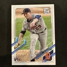 2021 Topps - Tarik Skubal #92 Vertical, Pitching (RC)