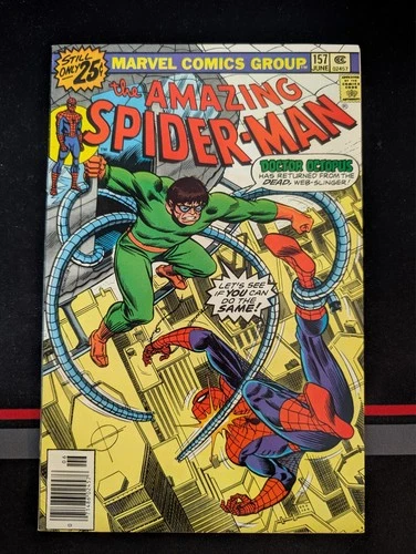 Amazing Spider-Man #157 (1976 Marvel Comics) First Barcode Doctor Octopus