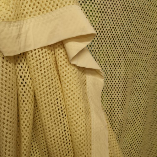 Vintage Yellow Cellular Warm Double Blanket Bedspread - Picture 5 of 9