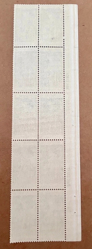 Scott #1363 Angel Gabriel, 1968 US 6c Block of 10 Stamps, mnh, og, vf/xf - Image 2 of 2