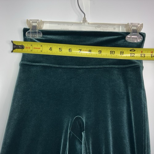 Spanx Velvet Green Emerald Leggings Pants Size S / P Women’s Small Petite - Picture 6 of 10
