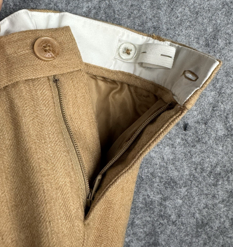 Janie Jack Boys Dress Pants Lined Wool Cuffed Flannel Trouser Tan Holiday 5 5T - Picture 9 of 12