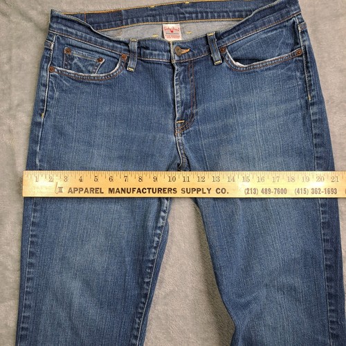 Lucky Brand Latzhose Sweet N Low Boot Cut Denim Blue Jeans Gr. 12/31 Stretch - Bild 13 von 17