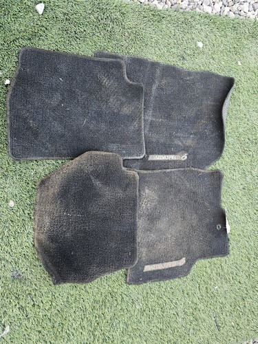06-07 MazdaSpeed6 4Dr Floor Mats Carpet Nylon Black w/ OEM USED 2006 - 2007 S15