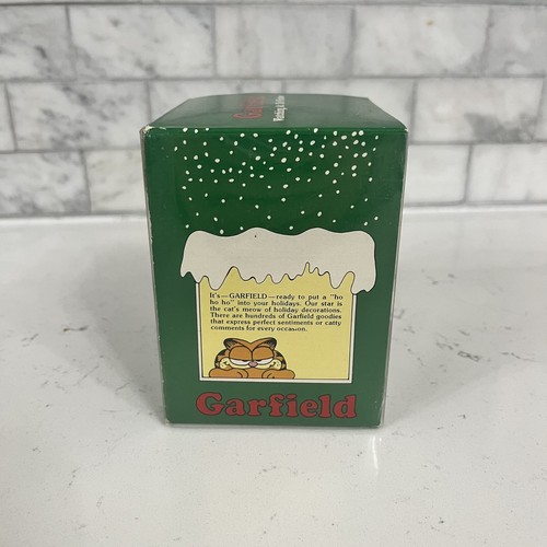 Garfield "Watching at the Window" 1979 Enesco Christmas Ornament E-0275 Vintage - Picture 6 of 10