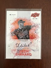 Zach Ehrhard 2024 Onit Athlete Oklahoma State Baseball Autograph /50 Auto