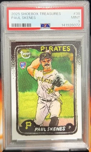 2025 Topps Shoebox Treasures 2024 Topps Update Paul Skenes (RC) PSA 9 MINT