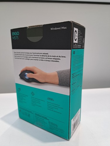 Logitech ERGO M575 Trackball Inalámbrico - Grafito - Photo 2/5