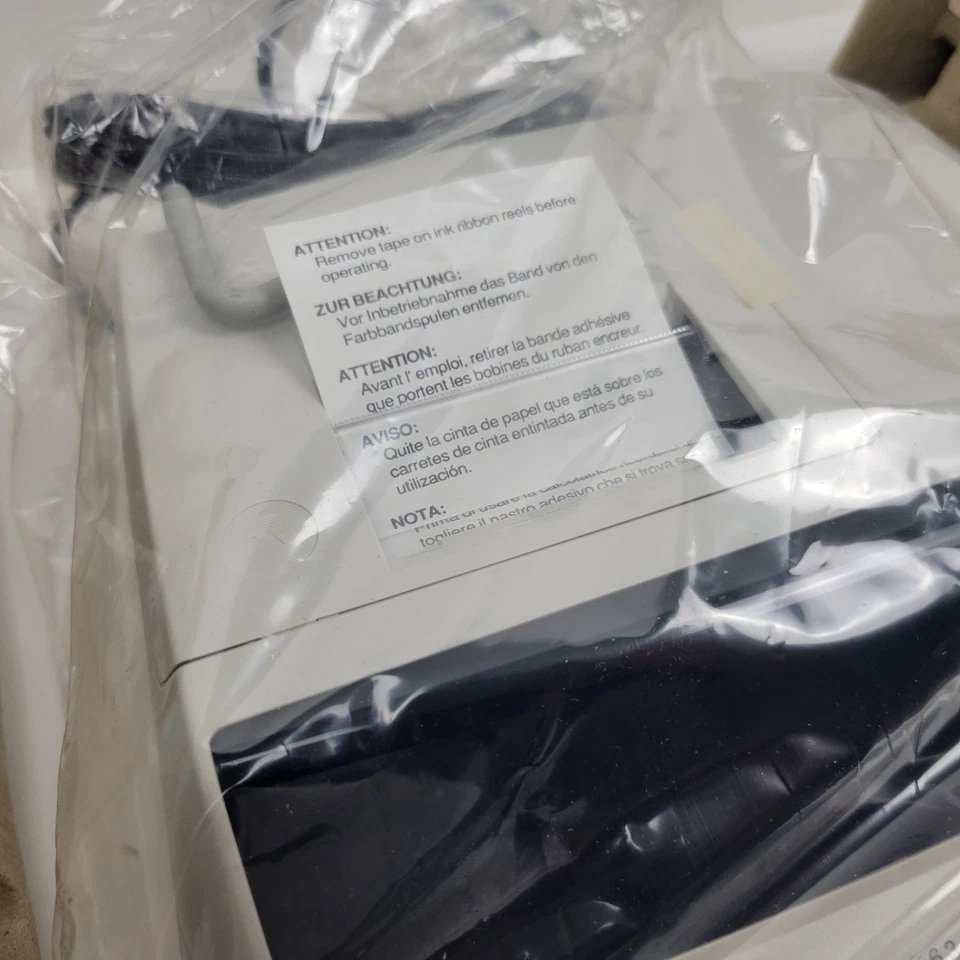 Sharp EL1197P Two-Color Printing Desktop Calculator Black/Red New Damaged Box - Image 3 of 4