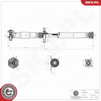 Esen Skv Antriebswelle 76SKV068 FüR Bmw 3Er Compact E46 Touring 316 318