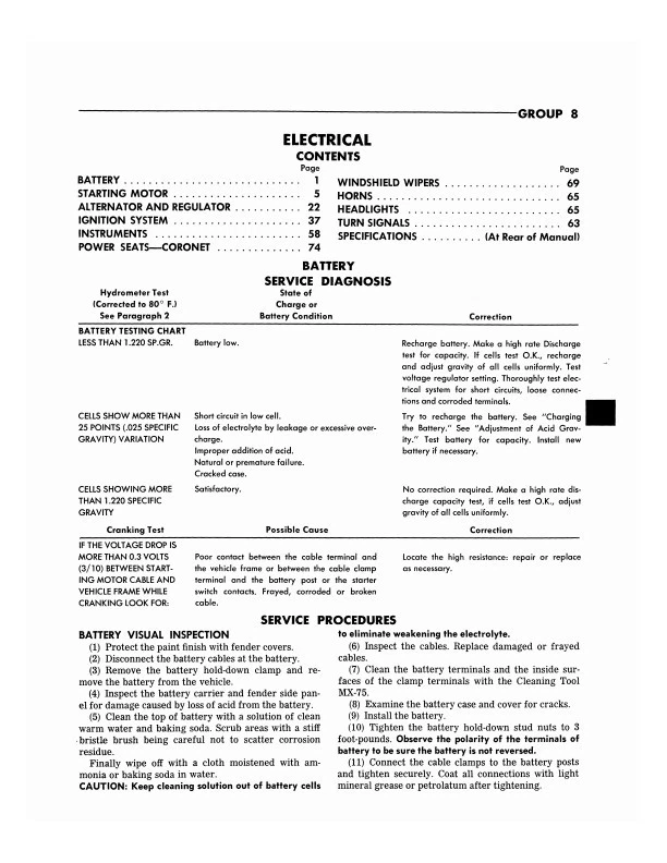 Manual De Taller Dodge Coronet Dart 1965 270 440 GT Reparación Servicio Técnico - Imagen 2 de 4