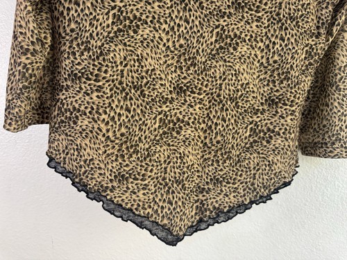 Nina Piccalino Long Skirt and Top Animal Print Vintage 90s Size 10 - Picture 5 of 21