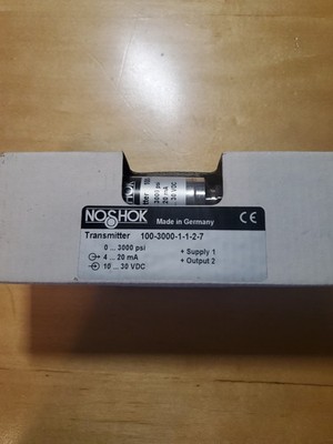 NOSHOK TRANSMITTER 100-3000-1-1-2-7
