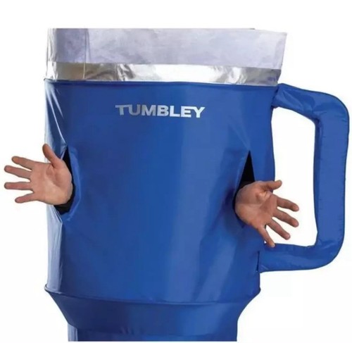 Tumbley Cup Costume One Size Fits Most Adult OR Child - Blue Tumbler Halloween - Picture 3 of 3